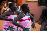Festival dancers at the Palace of Behanzin, Abomey