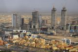 Knowledge Village with the Al Kazim Twin Towers under construction