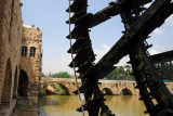 Waterwheel and the Orontes River at the Al-Nouri Mosque