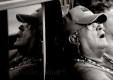 Man sleeping on ferry