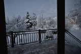 8742 Dining room view at dusk