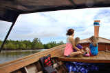 On our way to Koh Muk by longtail boat
