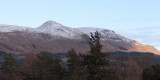 Sunset on Dumgoyne and Slackdhu, Strathblane