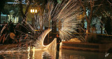 IMG_4433 Firespin at City Hall Pool, Sept 12