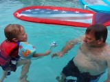 Erica and her kids come to visit June 2015