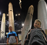 Two Grandson's at the Air Force Museum, 11 years apart