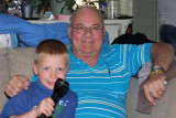 June 2015 - Kyler Kramer with grandpa Don Boyd in Colorado Springs
