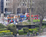 COLOURFUL BUS QUEUE