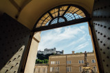 View of the Salzburg castle, Austria