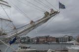 The Christian Radich, bow view