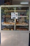Bun cabinet at Chinese cafe, Jalan Gaya