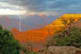Lightning near Mather Point, Grand Canyon National Park, AZ