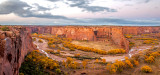 Sunset at Tsegi Overlook, Canyon De Chelly National Monument, AZ