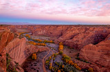Sunrise from White House Overlook, Canyon De Chelly National Monument, AZ