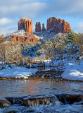 Cathedral Rocks at Red Rock Crossing , Sedona, AZ