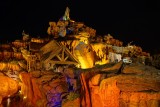 Splash Mountain, night
