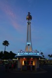 Crossroads in Hollywood Studios, dusk