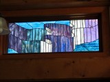Library at top had stained glass windows all around ..359.jpg