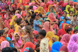 Colorful crowd