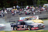 Right rear tire down