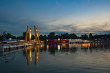 Donau River And Donauinsel