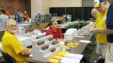 Yarmouth Model Works. Pierre Oliver is seated, center.