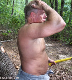 hot sweaty man chopping wood.jpg