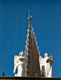 Steeple and angels, Round Top, TX, #2