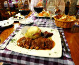 Duck Confit with Potato Gratinee