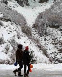 Ice Climbers at Bridal Veil Falls