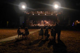 Audience tests out the sound system