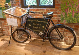 Bike outside the Winchester flour mill.