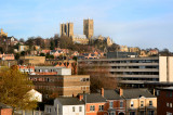 View of Cathedral from the Hilton Bar.