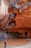 Utah Silver Falls-Choprock Loop: Neon Canyon at the Golden Cathedral