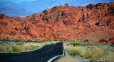 Uneven road, Valley of Fire State Park, Nevada