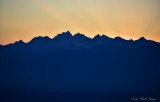 Mount Constance at sunset