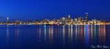 Seattle Skyline and Rainbow of Colors, Elliot Bay, Seattle