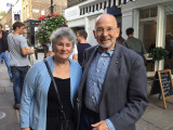 Lunch with Cousin Natalie in Islington