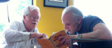 Professors Arthur Dolsen and Carl Levenson at CoHo