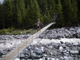 Me on the Carbon Glacier suspension bridge (RN)
