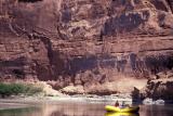 Rafters move much slower than canoes or kayaks.
