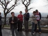 Karen and Maury enjoying the view of the city below