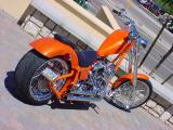 custom orange chopper
