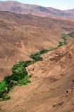 Voyage au Maroc - Vallée d'un oued verdoyant au milieu de l'Atlas