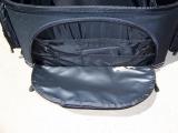 The front of the bag has a real nice place for storing maps and other items