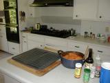 Annie just LOVES her new broiler pan!