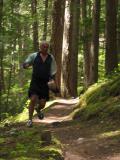 John running down from Ranger Creek