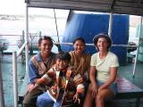 family that I met on the ferry on the way to Lombok