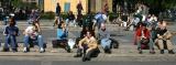 Catching the Sun at Union Square on 14th Street