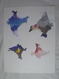 India: Four Views (watercolor, c. 1997, 12 x 16)